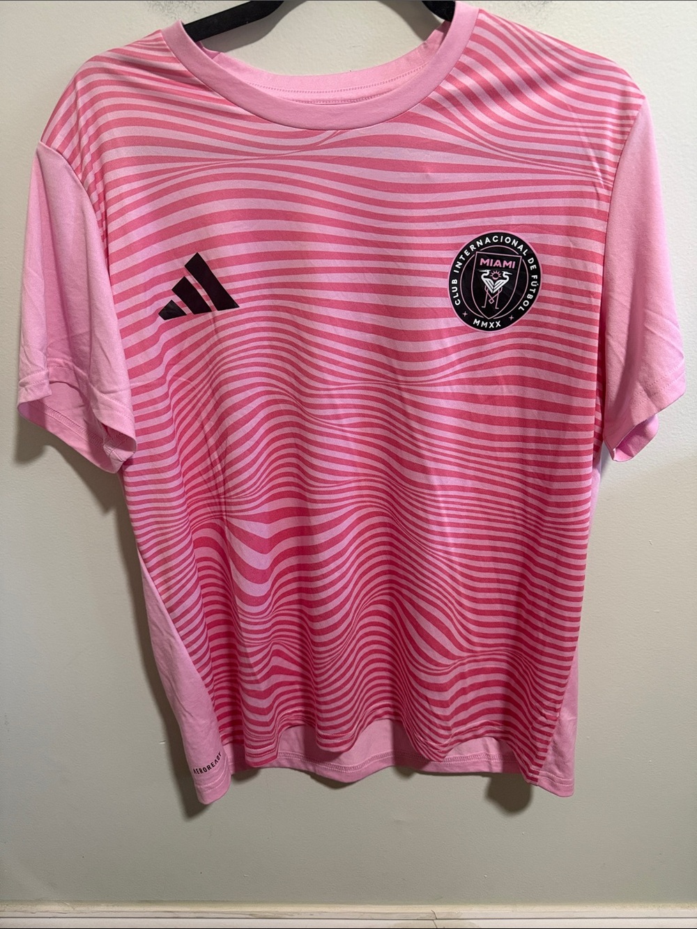 Women’s Adidas Messi Miami Jersey Size M/L